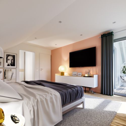 Wohnbeispiel Schlafzimmer 1
